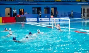 Завершился чемпионат Азии по водным видам спорта.