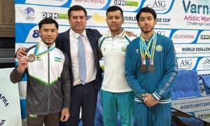 Спорт гимнастикачиларимиз Жаҳон челленж кубогида 3 та медалга сазовор бўлишди