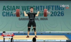 Оғир атлетикачимиз Осиё чемпионатида бронза медалини қўлга киритди