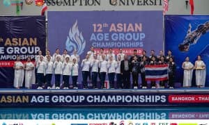 Сборная Узбекистана по синхронному плаванию завершила чемпионат Азии по водным видам спорта с 16 медалями