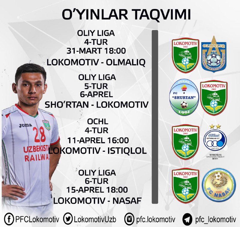 Superliga taqvimi 2024. O'yinlar Taqvimi. Nasaf uyinlar Taqvimi. Bugungi Futbol uchrashuvlari Taqvimi uzb.